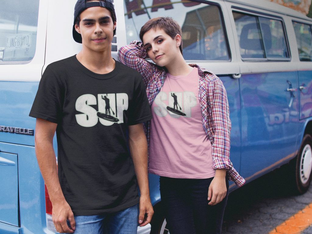Stand Up Paddling, SUP T-Shirt, Geschnk, Geschenkidee von Fresh and Juicy POD / print on demand Designs